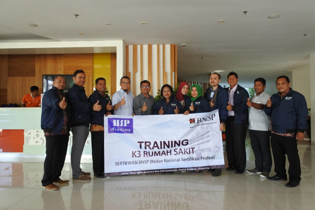Training K3 Rumah Sakit Sertifikasi BNSP